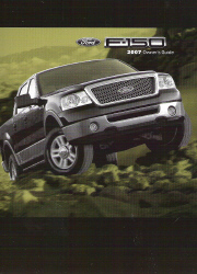 2007 Ford F150 Owner's Manual with Case