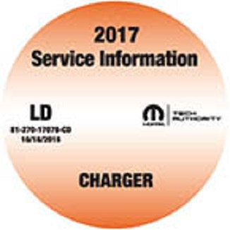 2017 Dodge Charger Factory Service Manual on CD-ROM