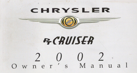 2002 Chrysler PT Cruiser Factory Owner's Manual
