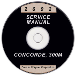 2002 Chrysler Concorde, 300M and Dodge Intrepid Service Manual - CD-ROM