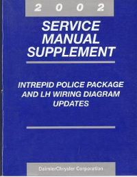 2002 Chrysler Concorde / 300M / LHS / Dodge Intrepid Police Package and LH Wiriing Diagram Updates Service Manual Supplement