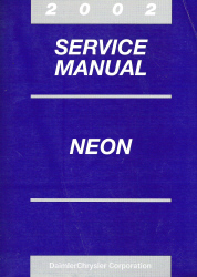 2002 Dodge Neon Service Manual