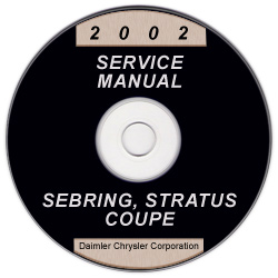 2002 Chrysler Sebring and Dodge Stratus Coupe Service Manual - CD-ROM