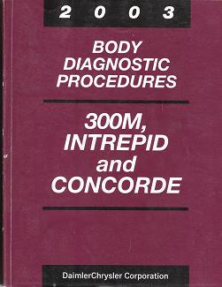 2003 Chrysler 300M / Dodge Intrepid / Plymouth Concorde Body Diagnostic Procedures