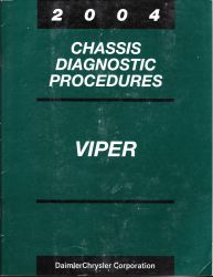 2004 Dodge Viper Factory Chassis Diagnostic Procedures Manual