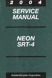 2004 Dodge Neon SRT-4 Service Manual
