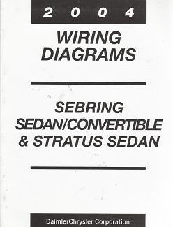 2004 Chrysler Serbring Sedan / Convertible / Dodge Stratus Sedan Wiring Diagrams