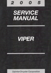 2005 Dodge Viper Service Manual