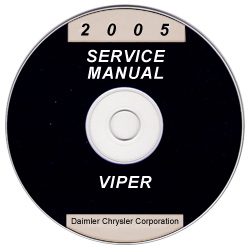 2005 Dodge Viper Service Manual- CD Rom