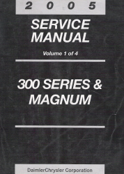 2005 Chrysler 300 & Dodge Magnum Service Manual - 4 Volume Set
