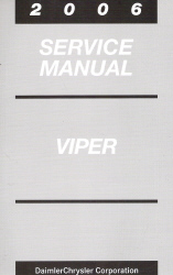 2006 Dodge Viper Service Manual