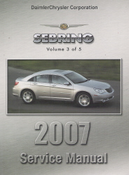 2007 Chrysler Sebring (JS) Service Manual - 5 Volume Set