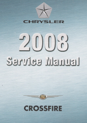 2008 Chrysler Crossfire (ZH) Service Manual - 3 Volume Set