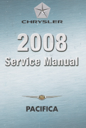 2008 Pacifica (CS) Service Manual - 4 Volume Set