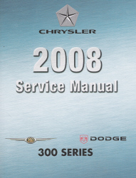 2008 Chrysler 300 & Dodge Charger / Magnum (LX) Service Manual - 5 Volume Set