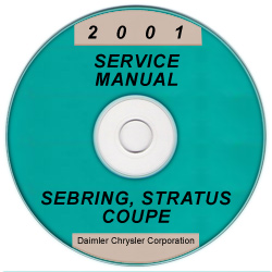 2001 Chrysler Sebring and Dodge Stratus Coupe Service Manual - CD-ROM