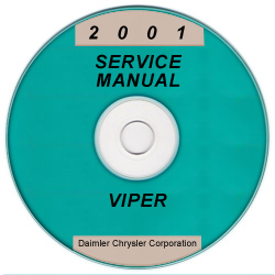 2001 Dodge Viper Service Manual - CD Rom