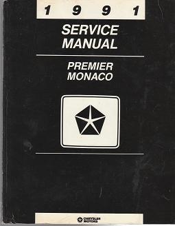 1991 Dodge Monaco / Eagle Premier Service Manual