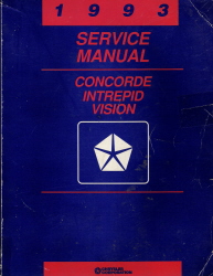 1993 Chrysler Concorde, Dodge Intrepid & Eagle Vision Factory Service Manual