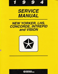 1994 Chrysler New Yorker, LHS, Concorde, Dodge Intrepid & Eagle Vision Factory Service Manual