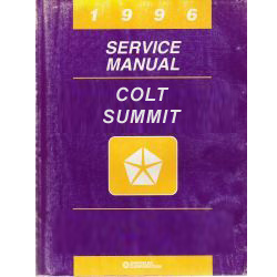 1996 Dodge and Plymouth Colt, Summit Wagon (B8) Service Manual - 2 Volume Set