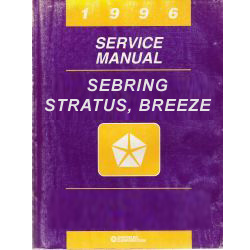 1996 Sebring, Stratus, Cirrus & Breeze (JA) Service Manual
