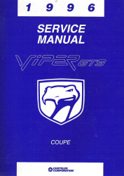 1996 Viper GTS Coupe (SR) Service Manual