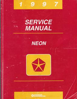 1997 Dodge Neon / Plymouth Neon Factory Service Manual