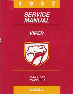 1997 Dodge Viper Coupe / Roadster Factory Service Manual
