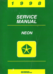 1998 Dodge/Plymouth Neon (PL) Service Manual