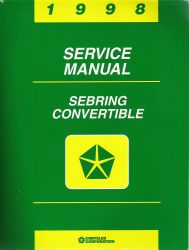 1998 Chrysler Sebring Convertible Factory Service Manual