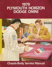 1979 Plymouth Horizon, Dodge Omni Chassis-Body Service Manual