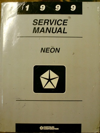 1999 Dodge Neon Service Manual