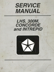 1999 Chrysler Concorde, 300M and Dodge Intrepid Service Manual