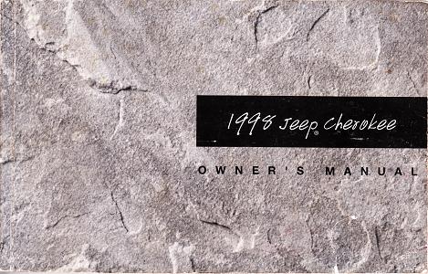 1998 Jeep Cherokee Owner's Manual