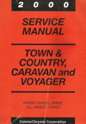 2000 Chrysler Town & Country Service Manual