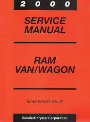 2000 Dodge Ram Van/Wagon Service Manual