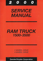 2000 Dodge Ram Truck Service Manual