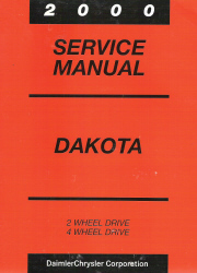 2000 Dodge Dakota Service Manual