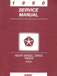 1990 Dodge Dakota Service Manual