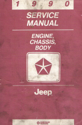 1990 Jeep Engine, Chassis, and Body Service Manual