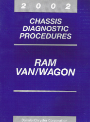 2002 Dodge Ram Van/Wagon Chassis Diagnostic Procedures Manual