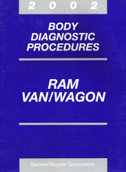2002 Dodge Ram Van/Wagon Body Diagnostic Procedures Manual