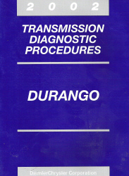 2002 Dodge Durango Transmission Diagnostic Procedures