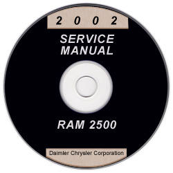 2002 Dodge Ram 2500 - 3500 Truck Service Manual CD