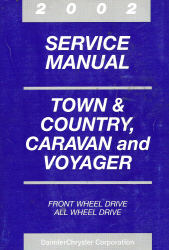 2002 Chrysler Town & Country, Dodge Caravan & Plymouth Voyager Service Manual