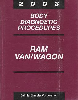 2003 Dodge Ram Van / Wagon Body Diagnostic Procedures