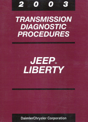 2003 Jeep Liberty Transmission Diagnostic Procedures