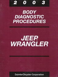 2003 Jeep Wrangler Body Diagnostic Procedures