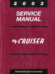 2003 Chrysler PT Cruiser Service Manual
